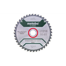Диск пильний 216 х 30 (40Т) Metabo Precision cut Classic (628060000)