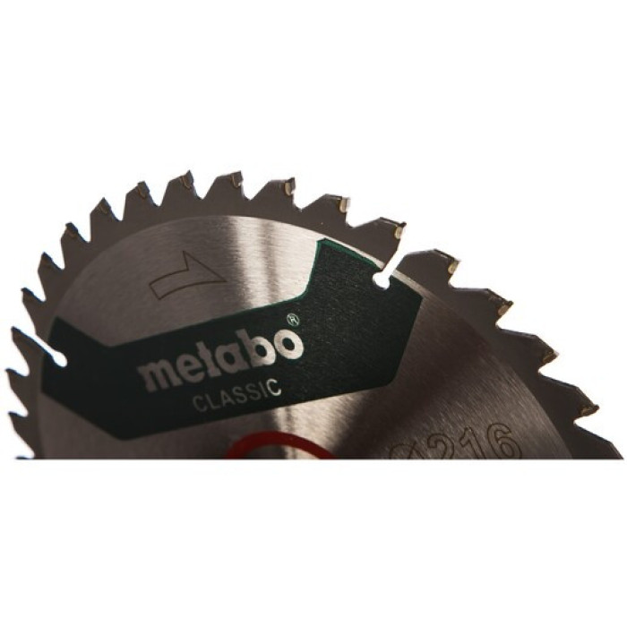 Диск пильний 216 х 30 (40Т) Metabo Precision cut Classic (628060000)