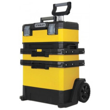 Профессиональный ящик металлопластмассовый Rolling Workshop STANLEY 1-95-621: на колесах