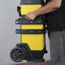 Профессиональный ящик металлопластмассовый Rolling Workshop STANLEY 1-95-621: на колесах