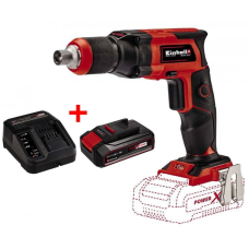 Аккумуляторная отвертка Einhell TE-DY 18 Li - Solo для гипсокартона: с АКБ 18V 2,5 Ah + зарядное