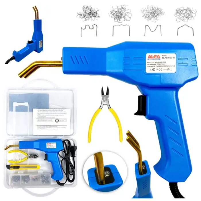 Качественный паяльник для ремонта бамперов, пластиковых деталей ALFA ALPBW50-H : 220V 50 / 60HZ