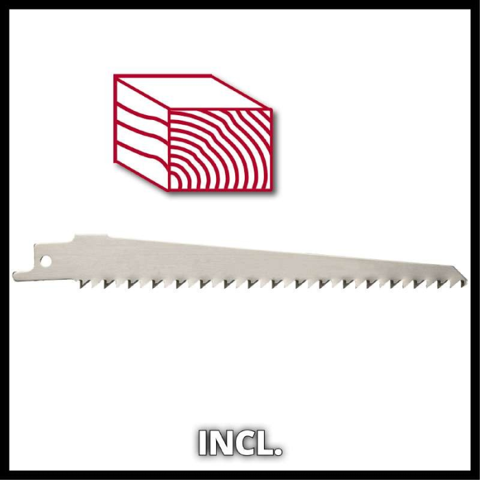 Пила себельная аккумуляторная Einhell TE-AP 18/26 Li - Solo: без АКБ, 2600об/мин