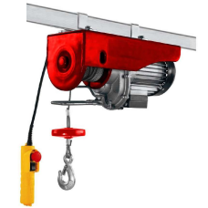 Тельфер Einhell TC-EH 600 : 1050 Вт, без шкива/ з шкивом 300/600 кг,  без шкива/со шкивом 18м/9м