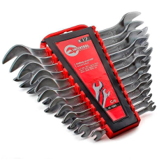 Качественный набор ключей рожковых, 12шт. 6-32мм. CrV. INTERTOOL HT-1003