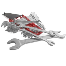 Качественный набор ключей рожковых, 12шт. 6-32мм. CrV. INTERTOOL HT-1003