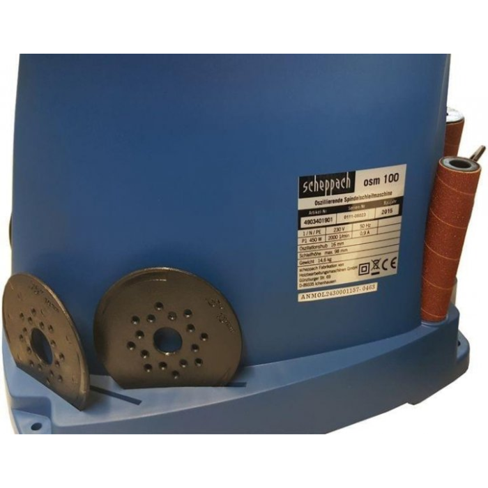 Осциляционный шпиндельно-шлифовальный станок Scheppach osm 100 : 450 Вт, 2000 об/мин