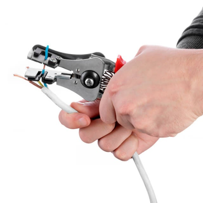 Съемник изоляции 150 мм INTERTOOL HT-7021: сечение проволоки 0.5, 1.2, 1.6, 2.0 кв.мм