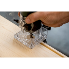 Професійний ручний столярний фрезер кромковий по дереву Metabo FM 500-6 : 500 Вт, 6 цанга, х.х.32000 об/хв