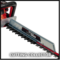 Мощный кусторез аккумуляторный Einhell GE-CH 36/65 Li-Solo: с АКБ 2 шт - 18V 4,0Ah