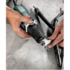Професійна пряма шліфувальна машина Metabo GE 710 Plus : 710 Вт, об.х.х. 35000 об/хв, цанга 6мм, вага 1.6 кг
