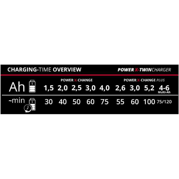 Мощное зарядное устройство для двух аккумуляторов Einhell 18V Power-X-Twincharger 3A (4512069)