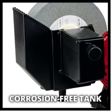 Мощный точильный станок Einhell TC-WD 200/150 : 250 Вт, круг сухой - Ø150 / мокрый Ø200 (4417242)