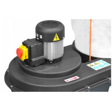 Качественный стружкоотсос GTM FM100E (FM100E): 550 Вт, об.х.х. 2850 об/мин, 65 л мешок для стружки