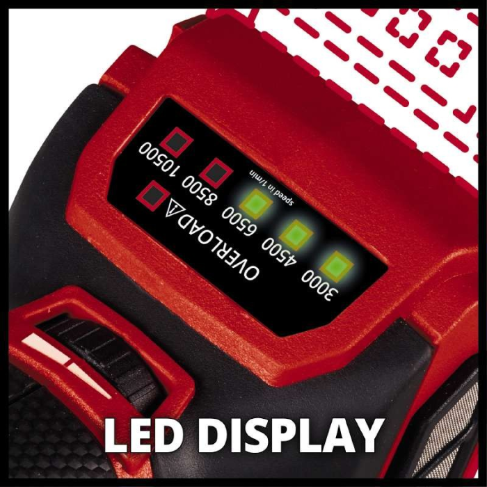 Мощная угловая бесщеточная шлифмашина Einhell TP-AG 18/125 CE Q Li - Solo: c АКБ 18 V 2.5 Ah+ЗУ