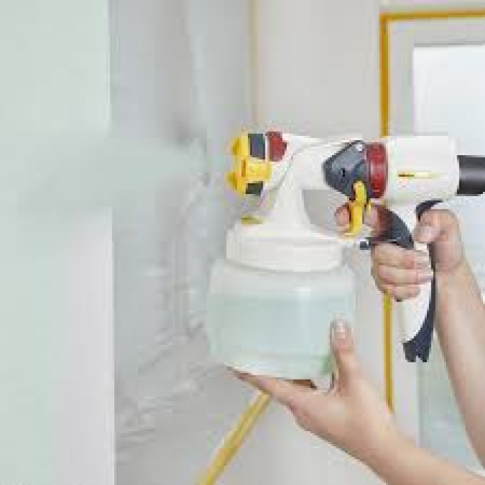 Мощный электрический краскопульт Wagner W450: 460 Вт, диаметр сопла 1.8-2.5 мм, мах. подача 230 мл/мин