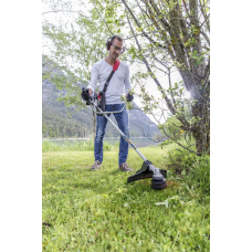 Мощная мотокоса бензиновая AL-KO BC 223 B : 700 Вт, 22.5 см3, 8000 об/мин, леска и нож (113692)