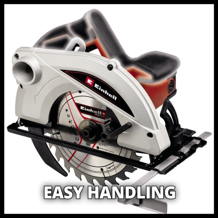 Мощная циркулярная пила Einhell TC-CS 1410 : 1410 Вт, 5500 об/мин, диск 190x30x2,5 мм /24