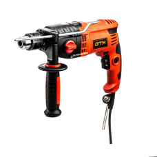 Мощная электрическая ударная дрель (электродриль) GTM DI-16/1050ER(M) (F91423): 1050 Вт, 3000 об/мин