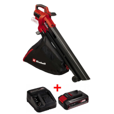 Мощный садовый пылесос аккумуляторный Einhell VENTURRO 18/210: с АКБ 18V 2.5Ah
