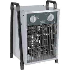 Качественный нагреватель электрический 380V Einhell EH 5000: 5000 Вт, 50 кв.м, ТЭН, 2 скорости (2338266)