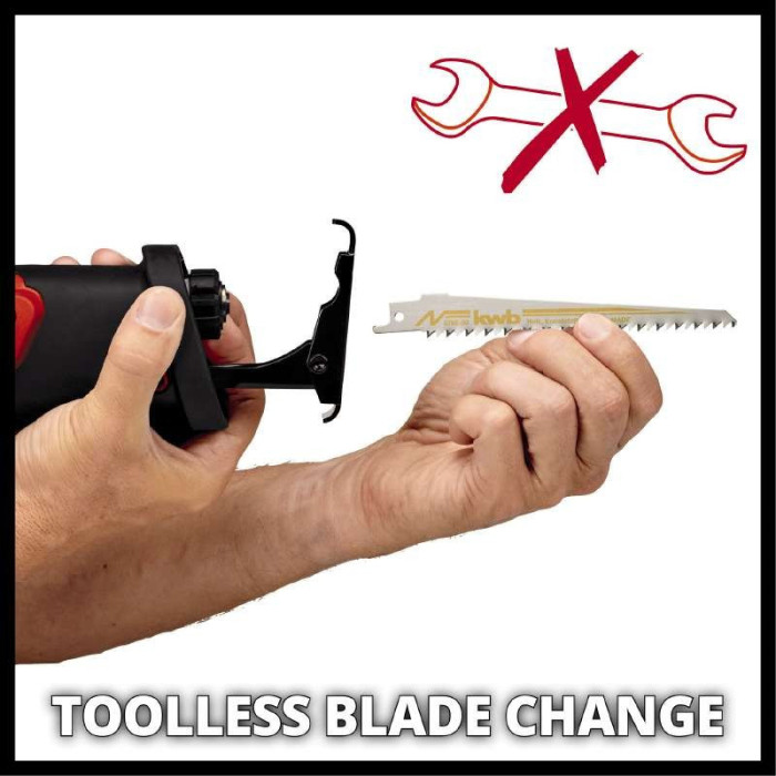 Пила сабельная аккумуляторная Einhell TE-AP 18/28 Li BL - Solo: с АКБ 18V 5.2Ah