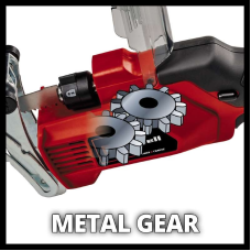 Мощная обрезная аккумуляторная пила Einhell GE-GS 18/150 Li - Solo:без АКБ, лезвие 150 мм