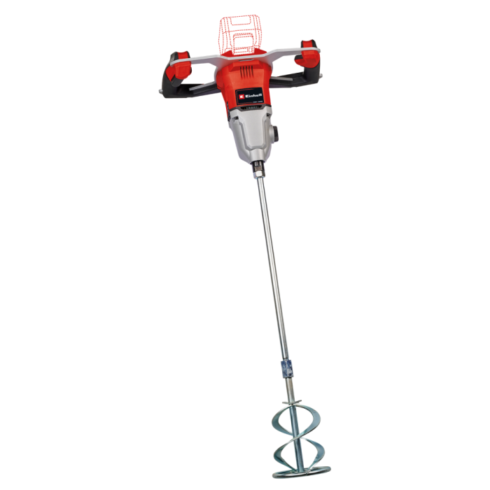 Мощный аккумуляторный миксер-мешалка Einhell TP-MX 18-2 Li BL - Solo: c АКБ 18V 2.5Ah