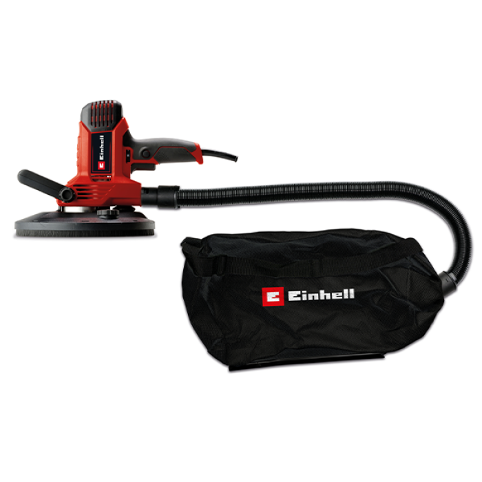 Мощная шлифмашина для стен Einhell TC-DWS 225 : шлифовальная поверхность 225 мм