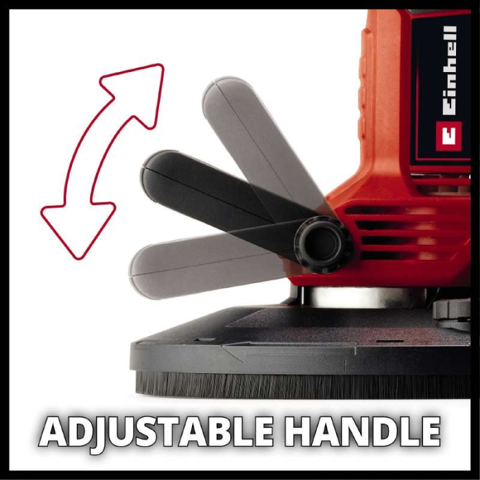 Мощная шлифмашина для стен Einhell TC-DWS 225 : шлифовальная поверхность 225 мм