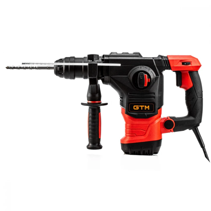 Профессиональный ударный перфоратор GTM RH32/1000EV: 1050 Вт, 5 Дж, SDS-plus
