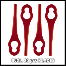 Мощный аккумуляторный триммер Einhell GC-CT 18/24 Li - Solo: без АКБ, ширина скашивания 24 см (3411123)