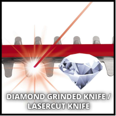 Мощный кусторез аккумуляторный Einhell GE-CH 36/61 Li-Solo: без АКБ, длина шины/ножа 67 см / 61 см