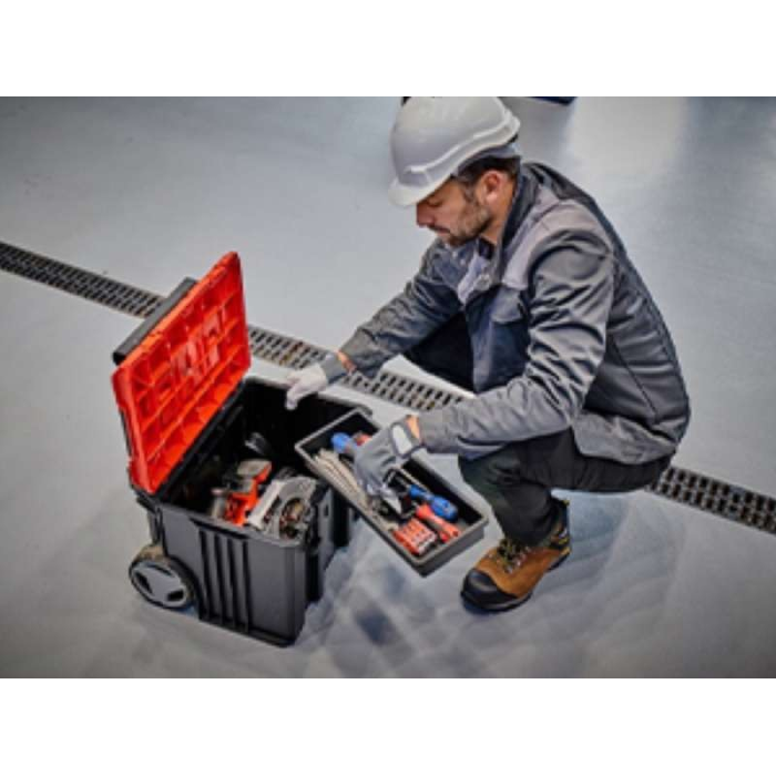 Качественный пластиковый кейс Einhell E-Case Tower: нагрузка до 120 кг (4540015)