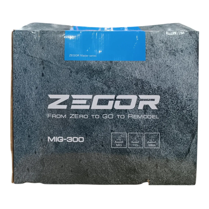 Мощный сварочный инверторный аппарат ZEGOR MIG-300 : 5 кВА, 50-300 A,осуществлять все виды сварки