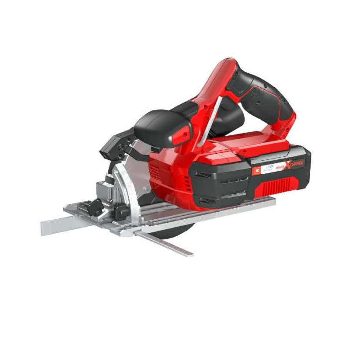 Мощная пила циркулярная аккумуляторная Einhell TE-CS 18/150 Li-Solo : с АКБ 18V 2.5 Ah, диск 150 мм