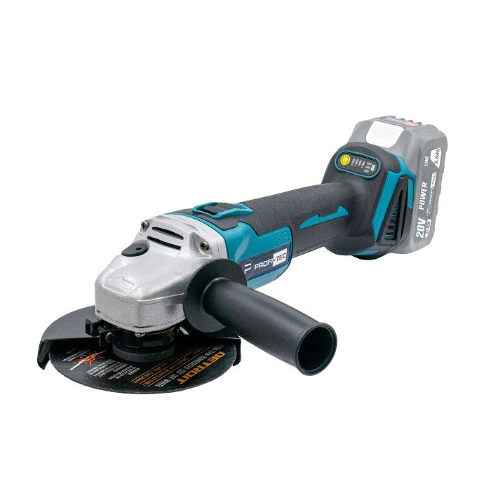 Набор аккумуляторных инструментов PROFI-TEC Combo Set 2 POWERLine DGA20BL+DTW500BL: с АКБ 2шт-20V 5.0Ач+ЗУ