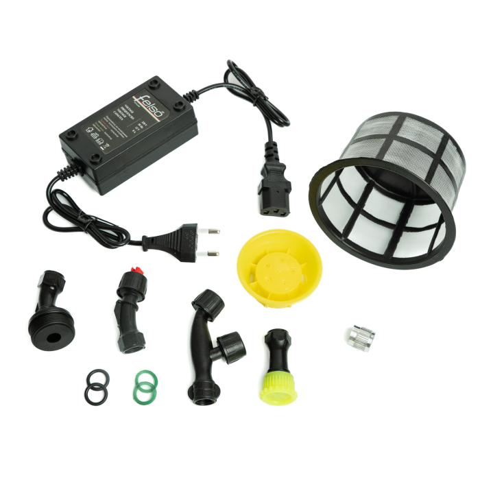 Мощный аккумуляторный опрыскиватель FS-AS12 Felső : с АКБ 12V 8Ah, бак 12л, шланг 110 см