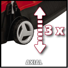 Профессиональная газонокосилка аккумуляторная Einhell GE-CM 18/32 Li-Solo : с АКБ 18V 4,0 Ah, 32см ширина