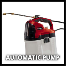 Мощный садовый опрыскиватель аккумуляторный Einhell GE-WS 18/75 Li-Solo: с АКБ 18V 2,5 Ah, давление 3,5 бар, б