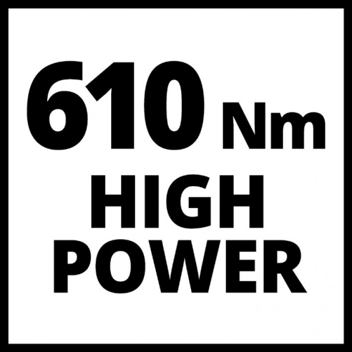 Профессиональный гайковерт пневмический Einhell TC-PW 610 Compact : 610 Hm, 142 л/мин, пневмо гайковерт