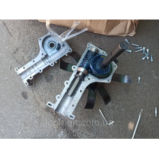 Насадка-культиватор для мотокосы 9 шлицев вал, труба 28 мм на пром подшипниках