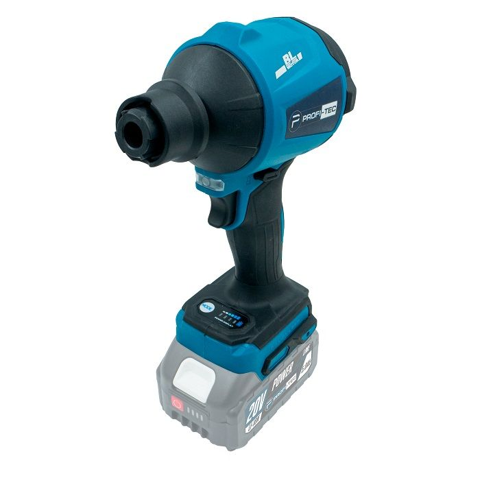 Мощная аккумуляторная воздуходувка PROFI-TEC AS001BL POWERLine : без АКБ, 200 м/с