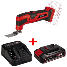 Мощный многофункциональный аккумуляторный инструмент Einhell TC-MG 18 Li-Solo : с АКБ 18V 2.5Ah