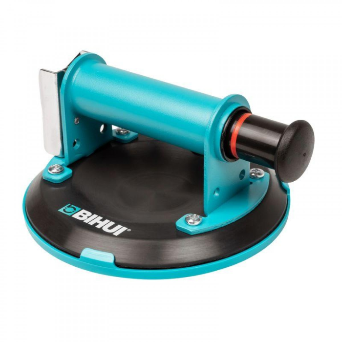 Качественная пососная присоска BIHUI STEEL 152 мм с металлической ручкой и манометром (SCVG6)