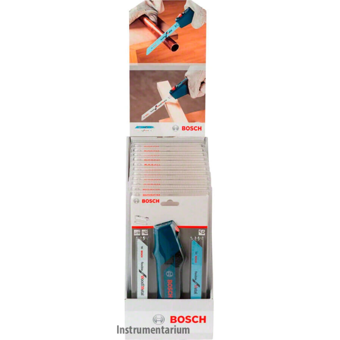 Рукоятка-держатель для сабельных полотен Bosch с 2 холстами