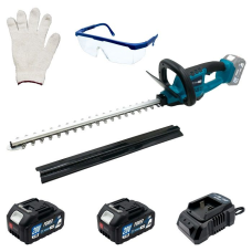 Мощные аккумуляторные ножницы-кусторез PROFI-TEC PDG5220BL POWERLine: с АКБ 2шт-20V 4.0 Ah, длина лезвия 52см