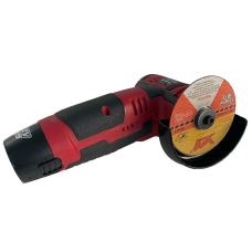 Мощная аккумуляторная угловая мини болгарка Edon OAG-20/76 OL: с АКБ 12 V, 2шт-2.0Ah, диск 76 мм