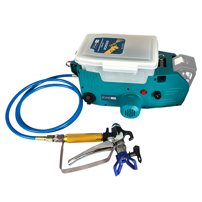 Мощный аккумуляторный безвоздушный краскопульт PROFI-TEC PCPS1420: без АКБ, сопло 0,017"