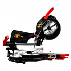 Ручная торцовочная пила с протяжкой по дереву GTM HM1032: 2000 Вт, глубина реза 90мм, диск 254 мм, вес 13.6 кг